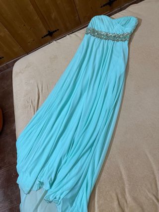 Vestido fiesta palabra de honor