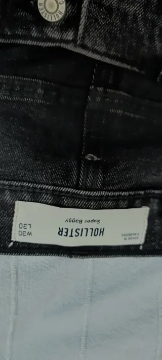 Pantalón Hollister Mujer Negro