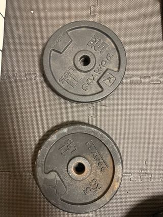 Banco Musculación BM490+pesas, barras y accesorios