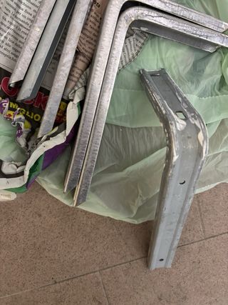 Reggi mensole in metallo robusto 6 pezzi