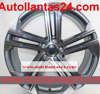 Kit 4 llantas para audi emiratos rsf gris