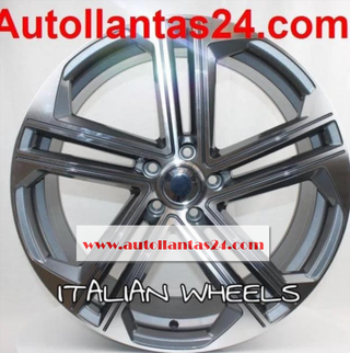 Kit 4 llantas para audi emiratos rsf gris