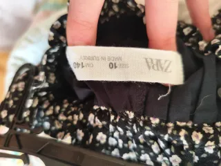 Falda corta estampada flores