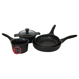 Batteria di pentole e padelle