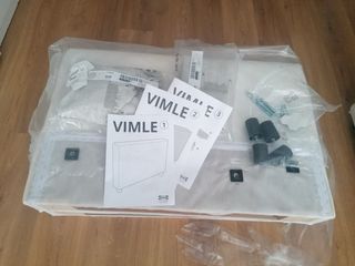 IKEA VIMLE Reposabrazos Ancho Gris/Beige