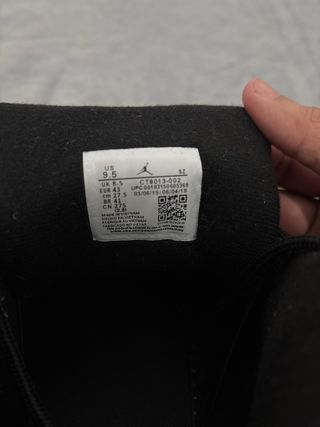 Jordan 12 Rojo y Negro