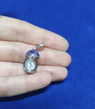 Charm Mariposa Corazón Pulsera Pandora collar Plat