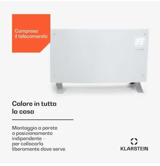 Termoconvettore Klarstein Bianco con Telecomando