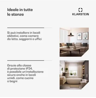 Termoconvettore Klarstein Bianco con Telecomando