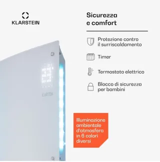 Termoconvettore Klarstein Bianco con Telecomando