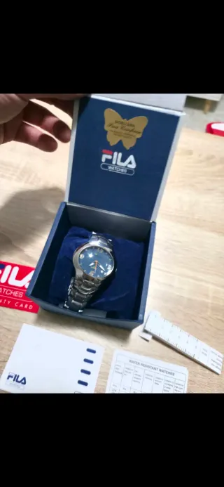 Reloj Fila Azul y Plateado