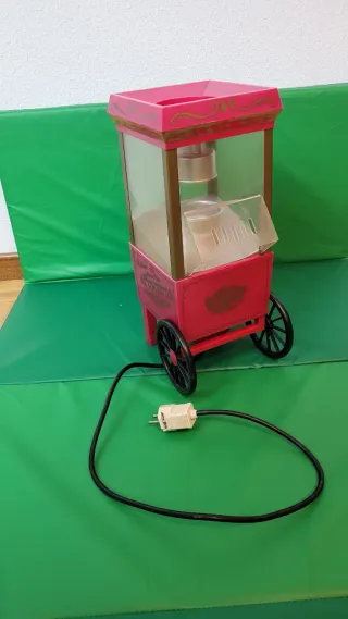 Máquina de Palomitas Rosa Estilo Carro