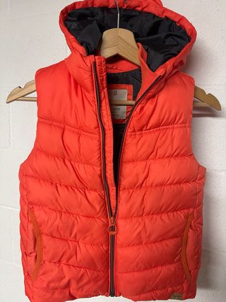 Chaleco Zara Boys Naranja Talla S