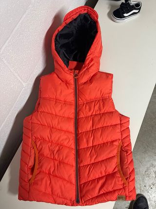 Chaleco Zara Boys Naranja Talla S