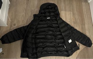 Abrigo acolchado negro Zara