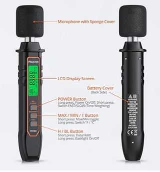 Misuratore Decibel Digitale PST291