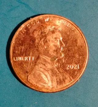 1 centavo, menor del dólar,2021, Lincoln
