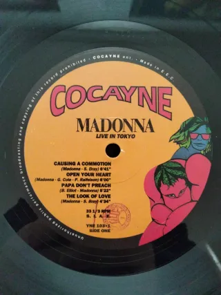 Vinilo LP Madonna Live in Tokyo