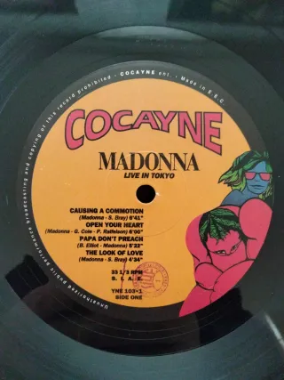 Vinilo LP Madonna Live in Tokyo