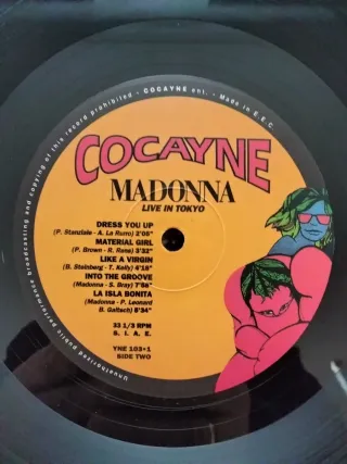 Vinilo LP Madonna Live in Tokyo