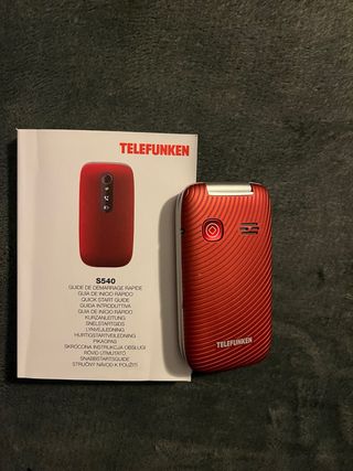 Teléfono Móvil Telefunken S540 Rojo