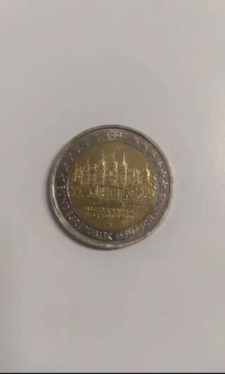 Alemania 2007 moneda 2 euros