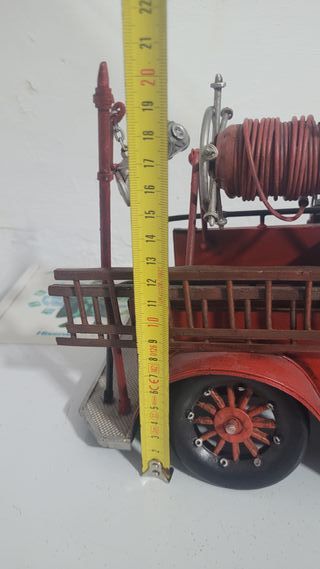 Camión Bomberos Rojo Decorativo