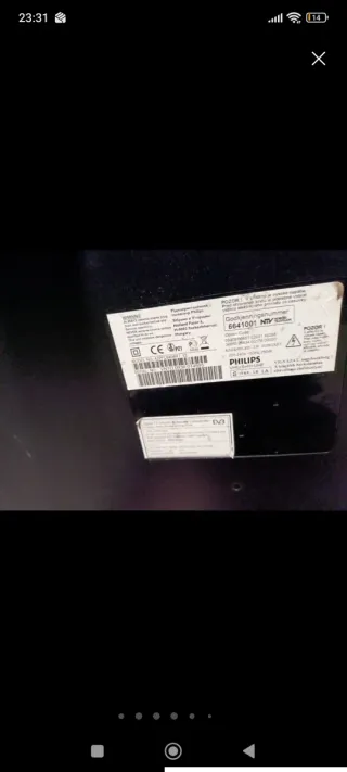 TV Philips 42 Negra
