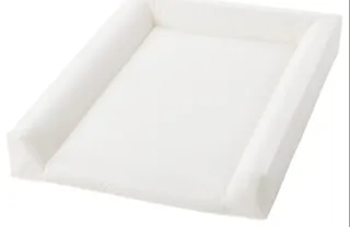 Cambiador bebé blanco con balda y cajones