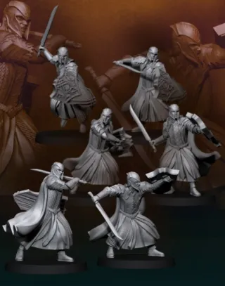 6 Elfos de Mirkwood Warhammer