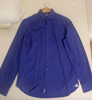Camisa Michael Kors Azul Estampada