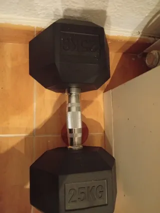 Mancuerna 25kg Hexagonal