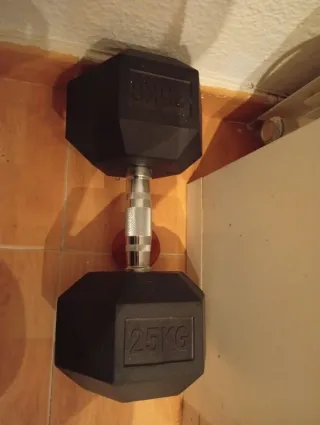 Mancuerna 25kg Hexagonal