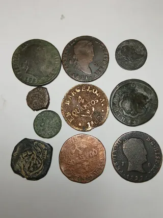 Lote de 31 monedas españolas.