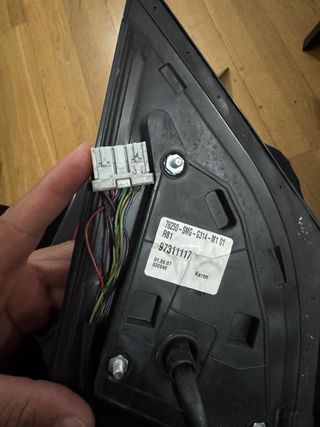 Retrovisores Honda Civic FN FK 06-12 Rojos