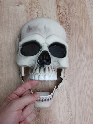 Careta calavera disfraz adulto Halloween Carnaval