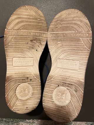 Zapatos Pablosky niño azul marino 34, como nuevos