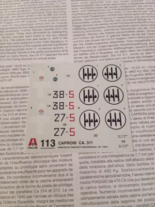 Italeri 1/72 Caproni CA.311