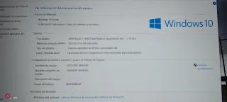 Portátil HP Pavilion Ryzen 5 3500 16GB RAM