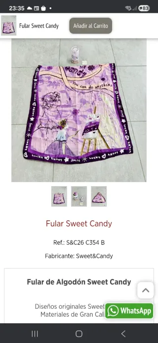 Fular Algodón Candy Sweet