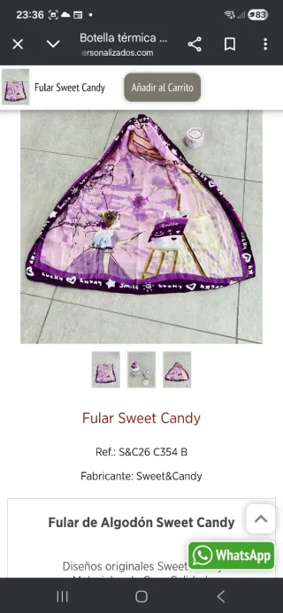 Fular Algodón Candy Sweet