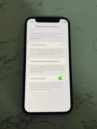 iPhone 12 mini Negro/Azul Marino en perfecto estad