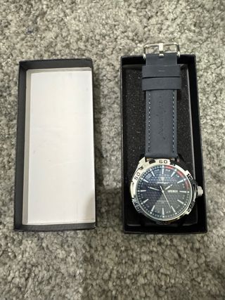 Reloj Jacques Lemans Hombre Azul y Plateado