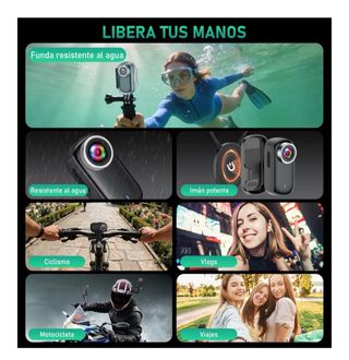 Cámara de Acción 4K WiFi Mini 150°•NUEVA•