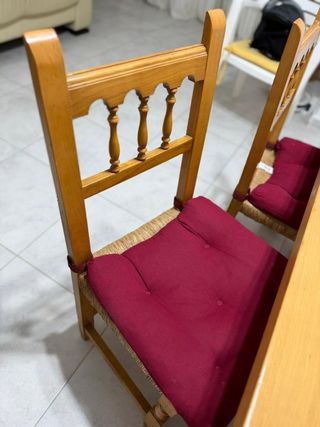 Comedor mesa de madera rustica