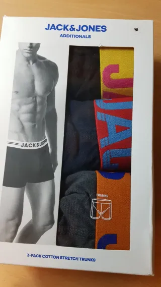 Pack 3 Calzoncillos Jack & Jones Talla M