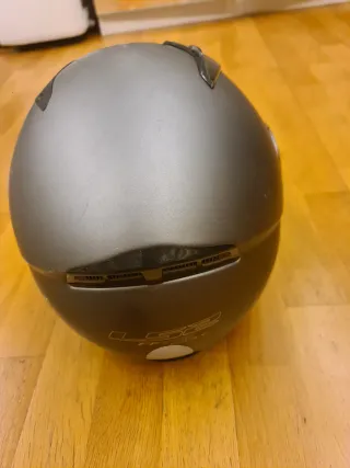 Casco de moto LS2 gris