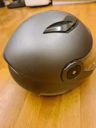 Casco de moto LS2 gris