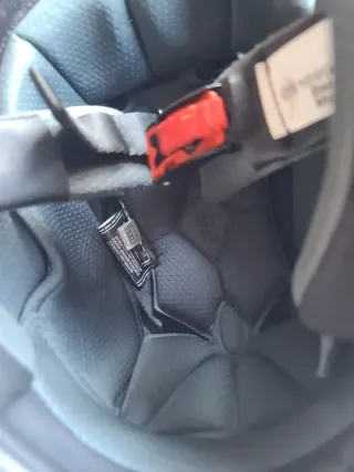 Casco de moto LS2 gris