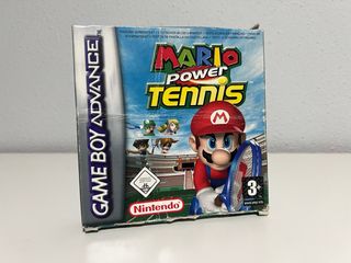 CAJA Mario Power Tennis Game Boy Advance Nintendo